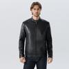 New casual fashion high-end leather jacket men's loose trend American cycling locomotive casual PU leather jacket