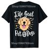 Life Goal Pet All The Dogs T Shirt Golden Lover Dog Retriever Dad Puppy Vintage Cotton Short Sleeve Oversized Tshirt Tops