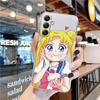 Мягкий прозрачный силиконовый чехол с рисунком для девочек для Samsung A55 M35 S24 Xiaomi Redmi Note 13 Pro 13C iPhone 15, противоударный защитный бампер для камеры