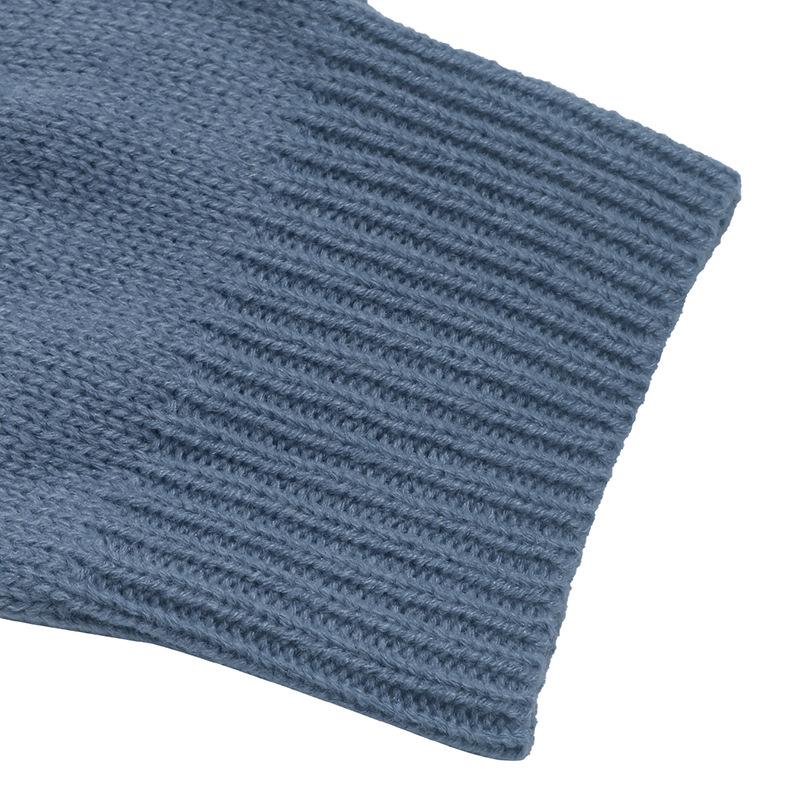 Осенне-зимний женский этнический свитер с длинными рукавами и круглым вырезом с узором «фэр-айл»