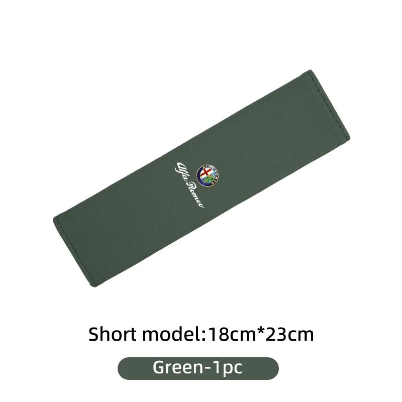 Suede Car Seat Belt Shoulder Protector Cover Safety Padding Pad For Alfa Romeo 159 Giulietta Giulia 147 Mito 156 159 166 GT