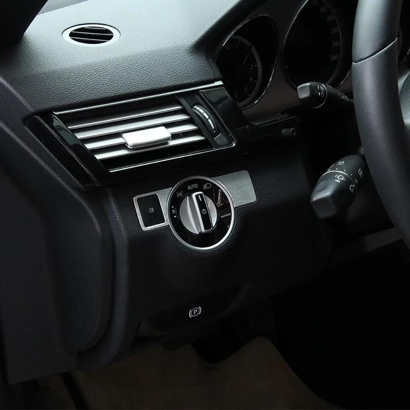 Кнопка регулировки фар автомобиля, декоративная накладка для Mercedes Benz A W176 B W246 C W204 E W212 E350 GLK X204 GL