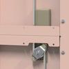 Storage Cabinet 2 pcs Pink 60 x 40 x 130 cm Steel