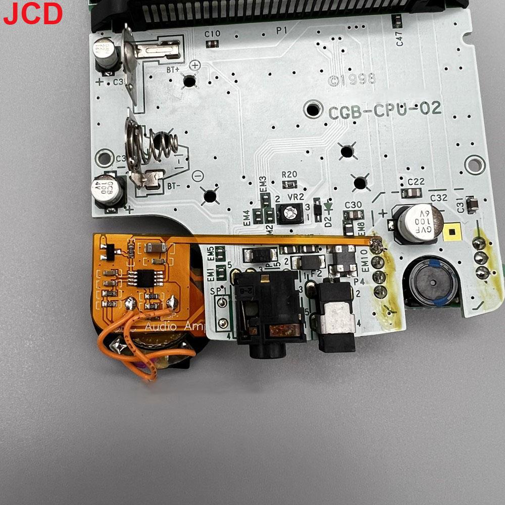 JCD Цифровой аудиоусилитель с низким энергопотреблением для GameBoy Advance GBA GBP GBC Аксессуары для материнской платы игры