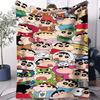Crayon Shinchan Small Cover Blanket Bed Sheet Soft Comfortable All Season Bed Dorm Sofa Office Car Lunch Camping Nap Kids Gift