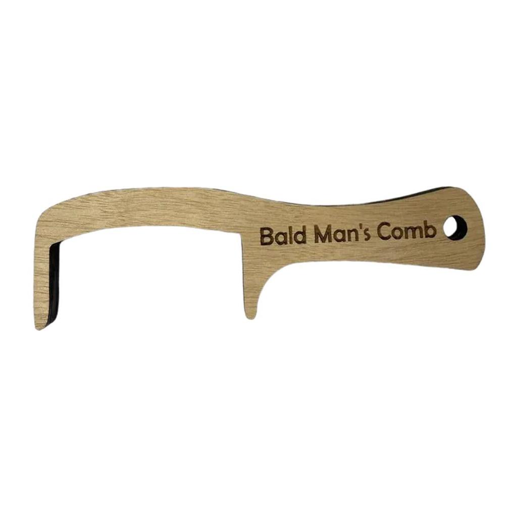 Креативная деревянная расческа-щетка: Смешной подарок для лысых мужчин