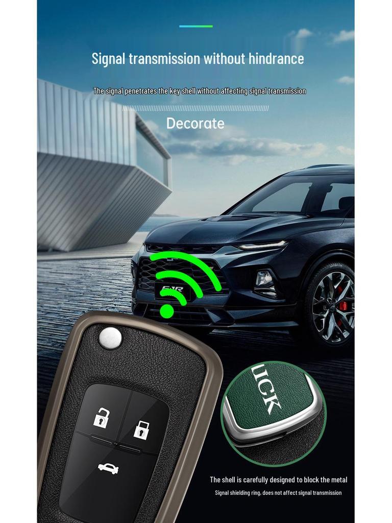 2021 Buick Excelle Key Cover: New GT Buckle Car Folding Metal Shell for Men