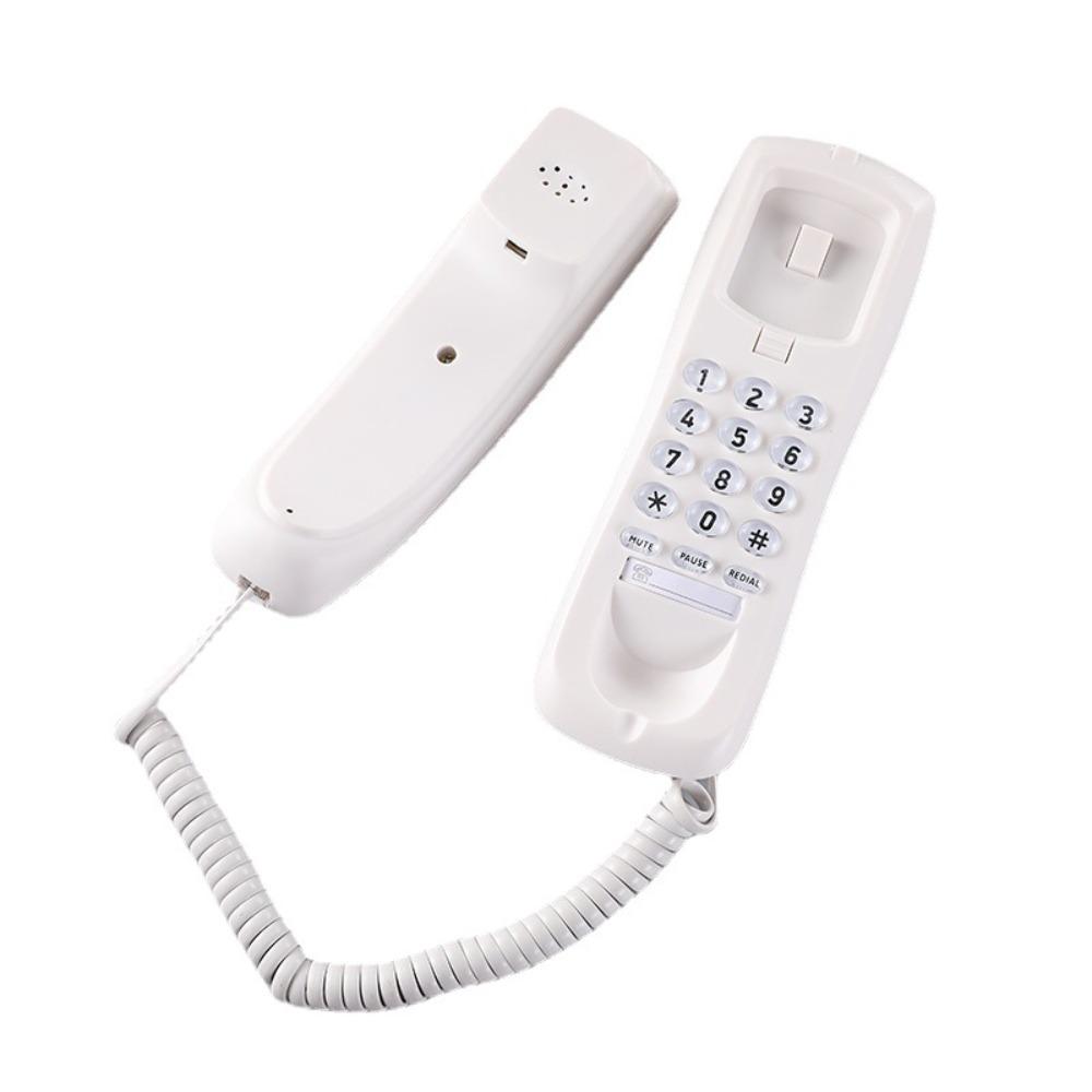 Desktop Corded Phone Wall Mounted House Phones Caller ID Wired Telephone Home Office