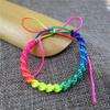 Rainbow Nylon Rope Five-color Line Hair Braid Seven Colors Lanyard Material  Dragon Boat Festival