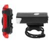 Bicycle Headlights Taillights Set USB Charging Warning Intelligent Sensing Light Cycling