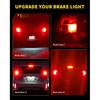 AUXLIGHT LED Strobe/Flash Brake Tail Light Bulbs 2057 1157 LED Bulb Red 320% Brighter 2357 7528 2057A 1157A BAY15D Led Bulbs for Tail Stop Brake