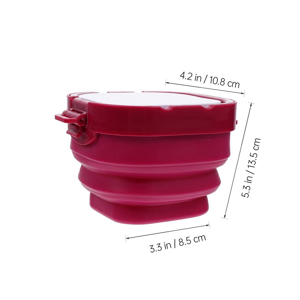 Multifunction Portable Silicone Foldable Cleaning Bucket Painting Pen Wash Brush Washer Water Storage Bucket Painting
