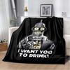 Cartoon (Futurama) print blanket. A warm and comfortable flannel blanket suitable for bedrooms, sofas, beds, chairs, picnics,