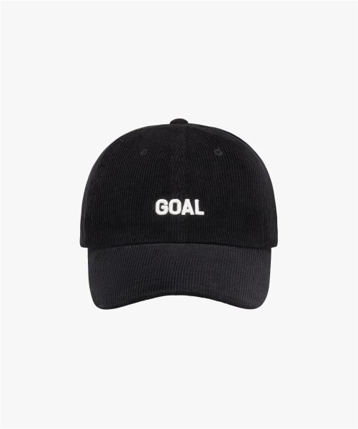 GOALSTUDIO Базовая вельветовая кепка Goal - Черная
