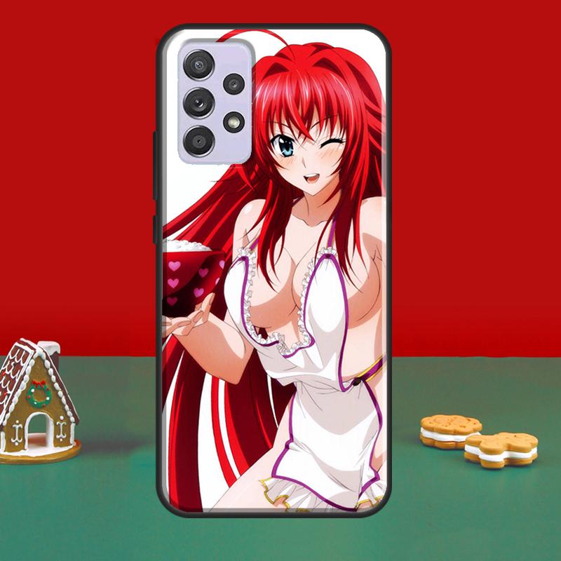 Rias Gremory High School DxD Case For Samsung A51 A71 A50 A70 A41 A31 A11 A10 A52S A21S A12 A22 A32 A42 A52 A72 Cover