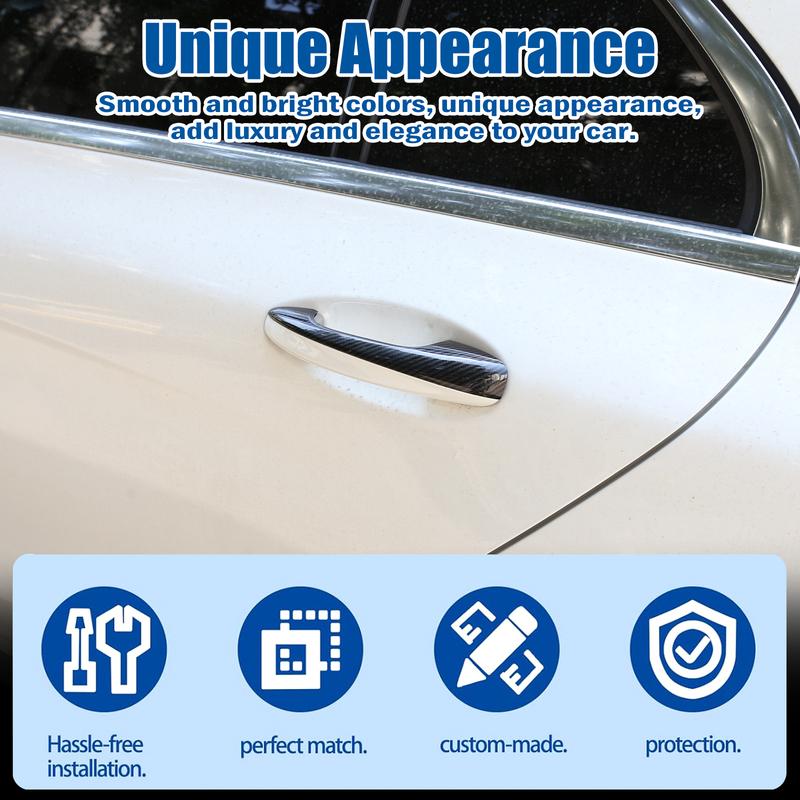 Накладка на ручку двери автомобиля для Mercedes Benz A B C E Class GLE GLS CLA GLC GLA X253 W213 W205 W247 W177 V177 A180 A200 A250 LHD