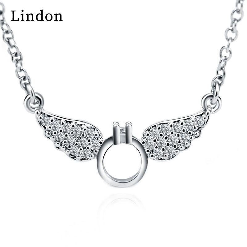Женское ожерелье Lindon, кулон из медного сплава, циркон, модный подарок