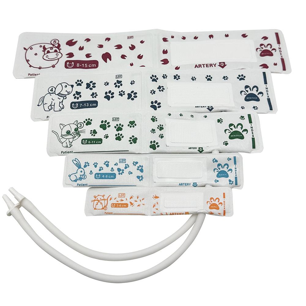 Одноразовая манжета для домашних животных для измерения артериального давления у животных Манжета ПВХ шланг Измерение артериального давления у мышей кошек собак овец Манжета