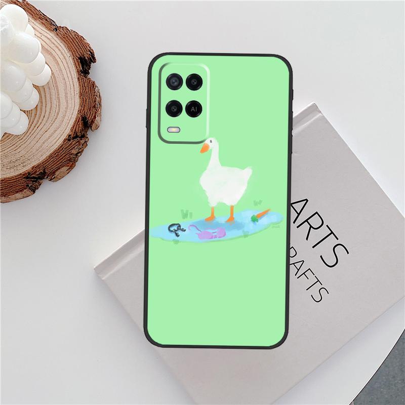 Untitled Goose Duck Game Case For Oppo A15 A80 A60 A40 A94 A54 A98 A78 A18 A38 A58 A16 A76 A96 A17 A77 A74 A57S Cover