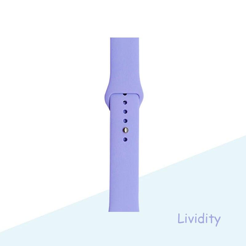 Силиконовый ремешок для браслета Apple Watch 44 мм 40 мм 38 мм 42 мм ремешок для часов Apple Watch Band Correa для Iwatch Series7 6 Se 5 4 3