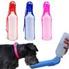 Pet Dog Water Bottle 250ml 500ml Plastic Portable Folding Drinker for Pets Outdoor Travel Drinking Water Feeder Bowl Cat Drinker