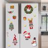 Магнит на холодильник Санта Магнит на гаражные ворота Украшения Праздничный Рождественский Набор магнитов на холодильник с Санта-Клаусом для кухни