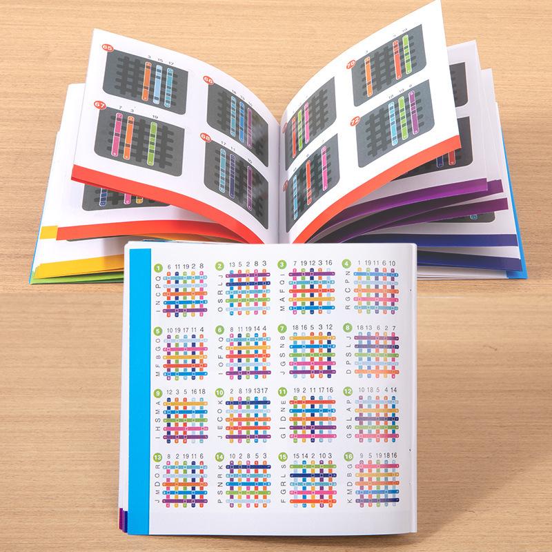Деревянные развивающие игрушки Монтессори Радужный Умный Стикер-Головоломка Настольная Игра для Детей Взрослых Игрушки для Тренировки Логики Девочки