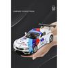 1/32 BMW Z4 GT3 Суперкар Модель легкосплавного спортивного автомобиля Литой звук Супер гоночный подъемный хвост Горячая машина Колесо для детей Подарки