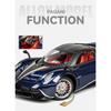 1/18 Pagani Huayra Dinastia Supercar Модель автомобиля из сплава Игрушечная машина Литье под давлением Металлические литьевые звуковые и световые игрушки для детей Транспортное средство