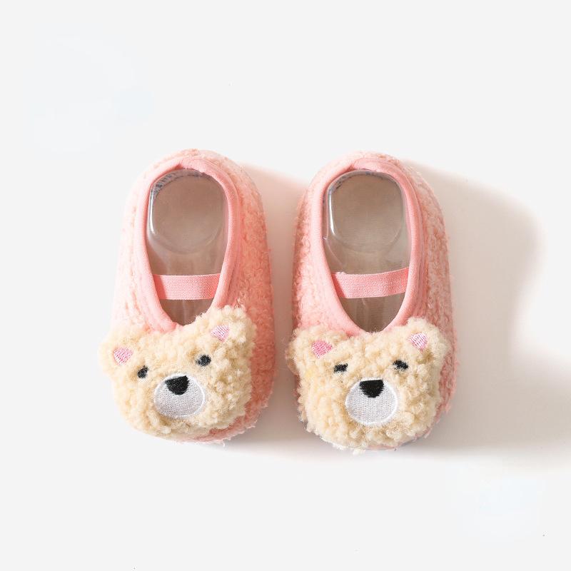 Zapatillas Baby Walking Shoes Autumn Winter New Indoor Boy Floor Socks Soft Sole Girl Casual Shoes Plush Baby Shoes Zapatos Niña