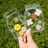 20Pcs DIY Transparent Dried Flower Bookmarks Handmade Clear Pressed Flower Bookmarks Making Kit for Women