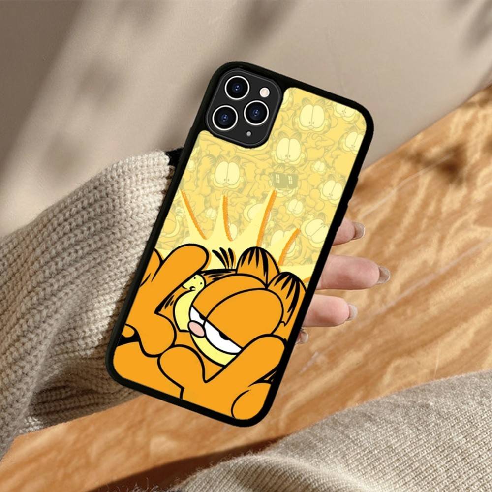 Cartoon Funny G-Garfield PC+TPU Phone Case For iPhone 17 16 15 14 PRO MAX 11 12 13 PLUS MINI Cover