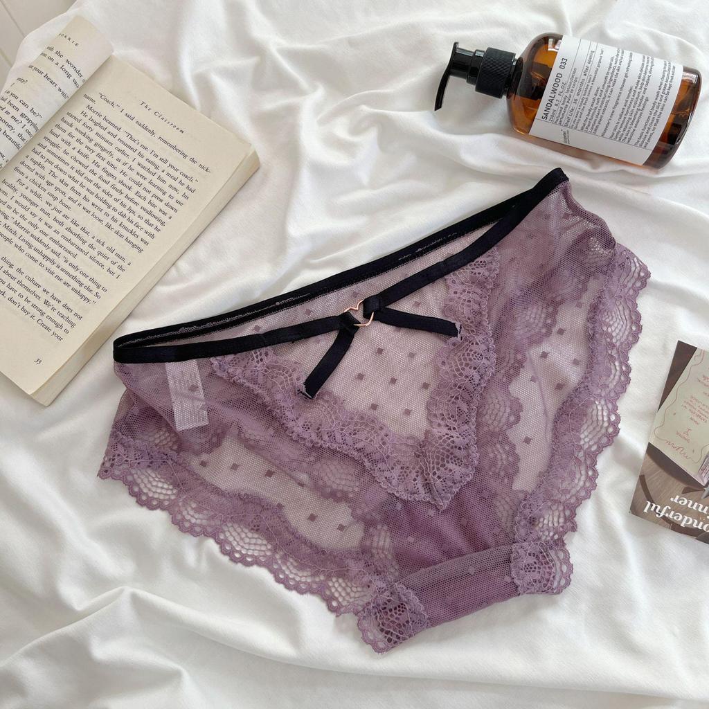 Элегантные кружевные женские бесшовные трусы с низкой посадкой: Дышащий, Тонкий и Стильный