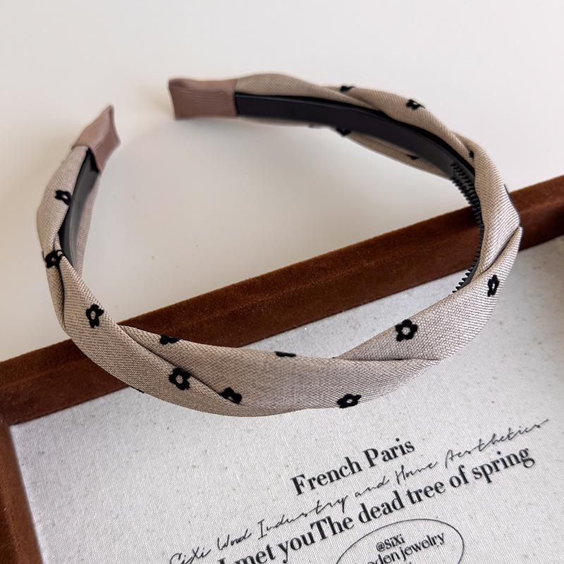 Однотонная тканевая повязка на голову для женщин, девочек, милая элегантная повязка, простой обруч для волос, повязка на голову, украшение для волос, модные аксессуары