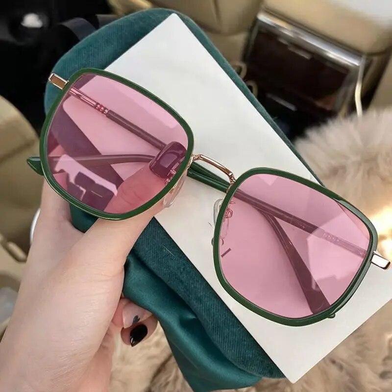 Брендовые большие квадратные фотохомические очки для близорукости, женские и мужские зеленые TR90, солнцезащитные очки для близорукости с защитой от синего света, UV400, диоптрий-6,0