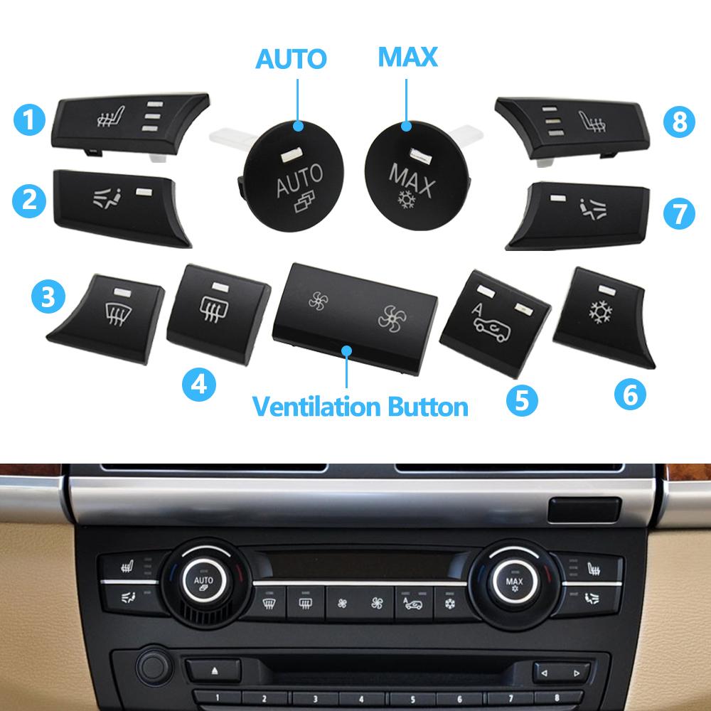 Приборная панель кондиционера кнопка переменного тока комплект управления ключом для замены для BMW X5 X6 E70 E71 E72 2007-2014