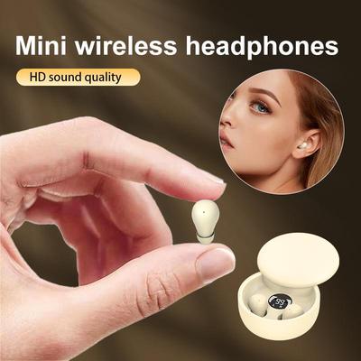 Мини Невидимые Наушники Bluetooth 5.4 Полностью Беспроводные Внутриканальные Наушники спорт Аудио Наушник audifonos bluetooth беспроводные наушники с шумоподавлением