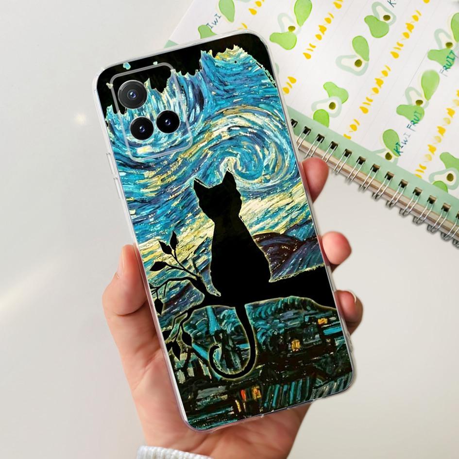 For Vivo Y33s V2109 Case Y21 2021 V2111 Cover Fashion Flower Soft Clear Silicone Slim Fundas For Vivo Y21t Y33t Y21a Y21s Bumper