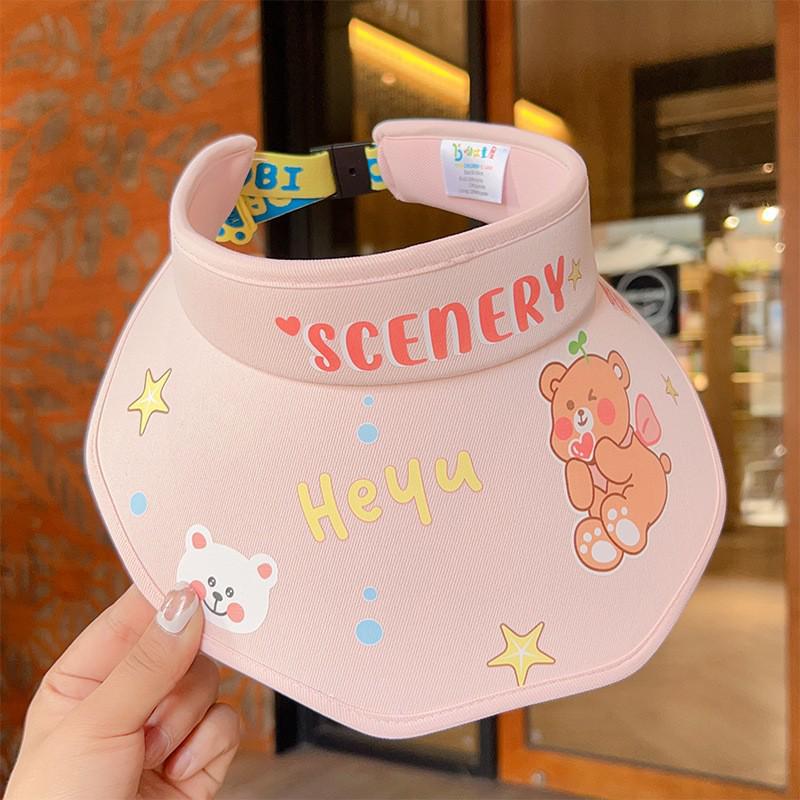 Детская мультяшная шляпа от солнца с УФ-защитой для летнего отдыха на открытом воздухе