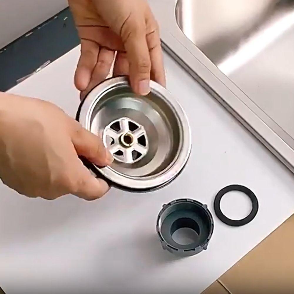 Коррозионная стойкость Фильтр для раковины Аксессуары Простая структура Слив для кухонной раковины Слив для раковины