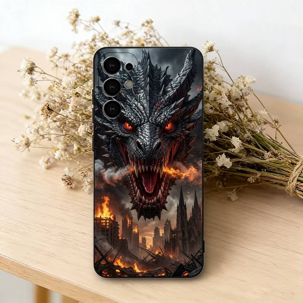 Чехол для телефона PC-Dragon Черный Силиконовый Мягкий Для Samsung S25,S24,S21,S22,S23,S30,Ultra,S20,Plus,Fe,Lite