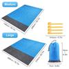 Outdoor Camping Nylon Pocket Picnic Mat Waterproof Convenient Foldable Lawn Beach Mat Waterproof Mat