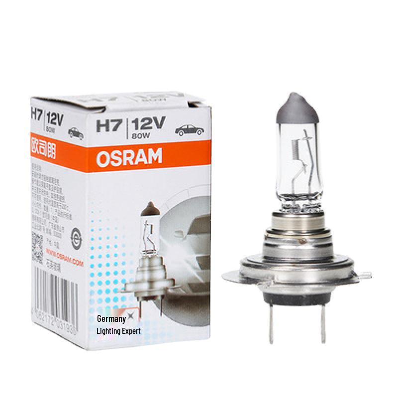 Автомобильная галогенная лампа Osram H7 12V 80W Long-Life - Ближний/Дальний свет и Противотуманный свет, Высокая яркость 62261