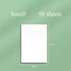 50 Sheets Transparent Sticky Notes 50 Sheets Paper Sticker Reusable Note Paper