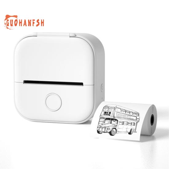 Мини-карманный принтер, быстрый беспроводной портативный термопринтер для наклеек, этикеток, альбомов, печать без чернил