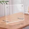 Прозрачная акриловая подставка для фото 5-8 дюймов, открыток, билетов, настольная витрина
