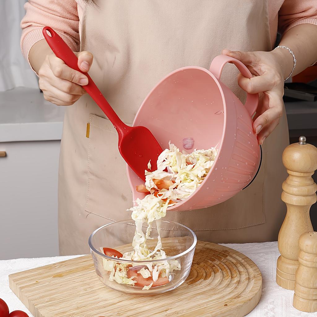 Bowl Vegetable Fruit Snack Plate Multi-Functional Washing Basket And Mixing Bowl