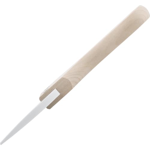 Wahei Freiz Cookware Scraper, Triangular Rubber Spatula, Ajido, Wooden Handle, Made In Japan, AD-145