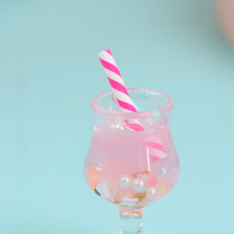 2 шт. 1/12 кукольный домик миниатюрный стаканчик для сока мини коктейльные напитки игрушка для кукольного дома