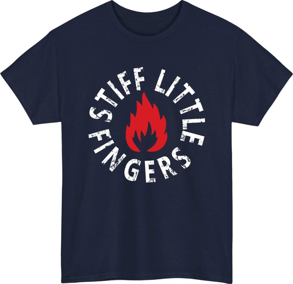 Stiff Little Fingers Retro Band Unisexs Tshirt Lovers Pure Cotton Summer Couple Streetwear Shirts oversized graphic t shirts